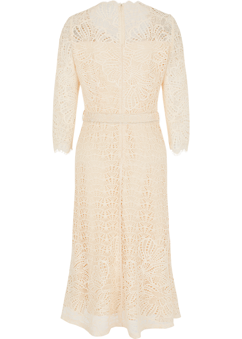 SALAZIA Apricot Long-Sleeve Dresses