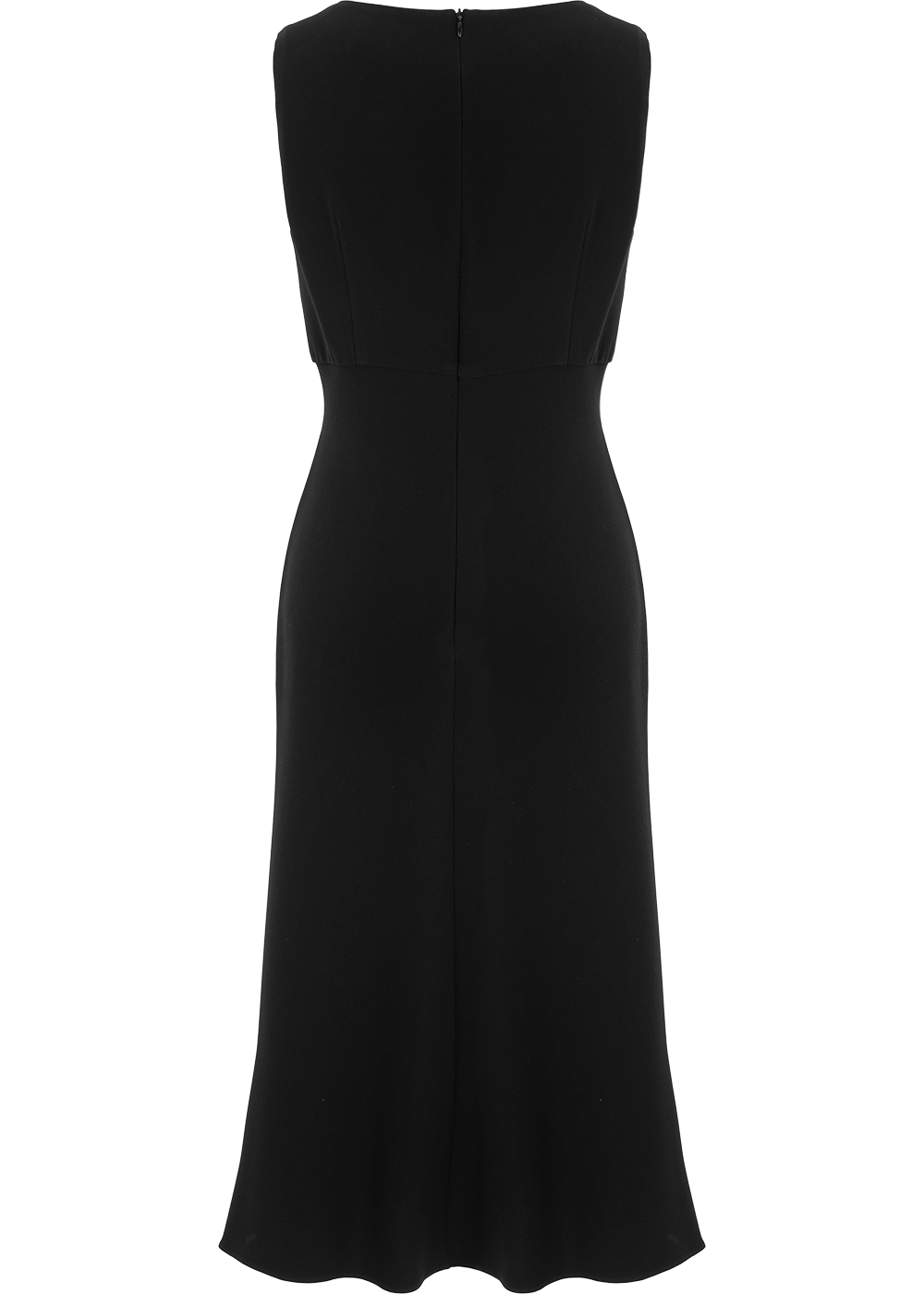 SALAZIA Black Triacetate Blend Long-Sleeve Dresses