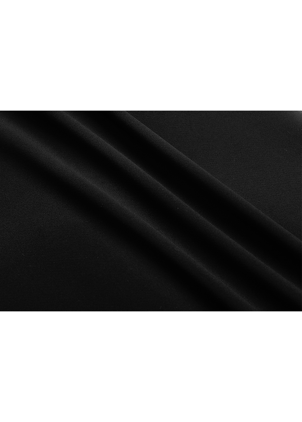 SALAZIA Black Triacetate Blend Long-Sleeve Dresses