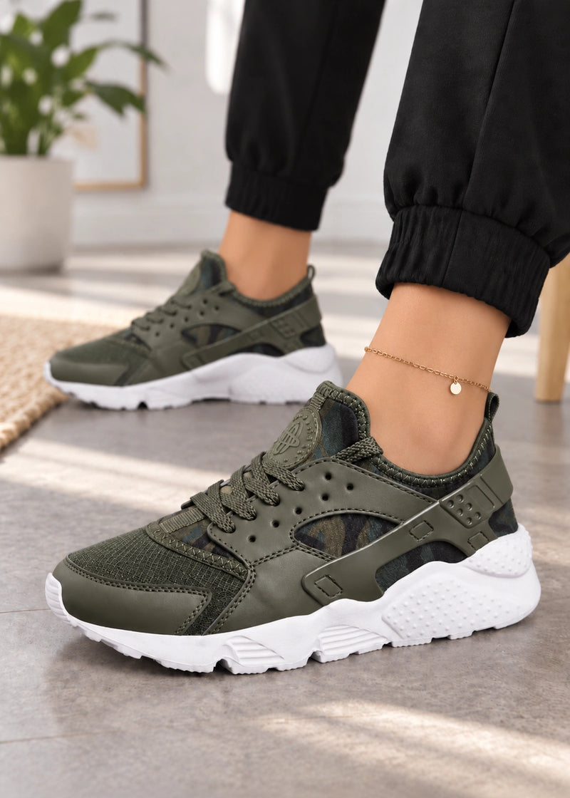 SALAZIA Chunky Panel Lace-Up Sneakers