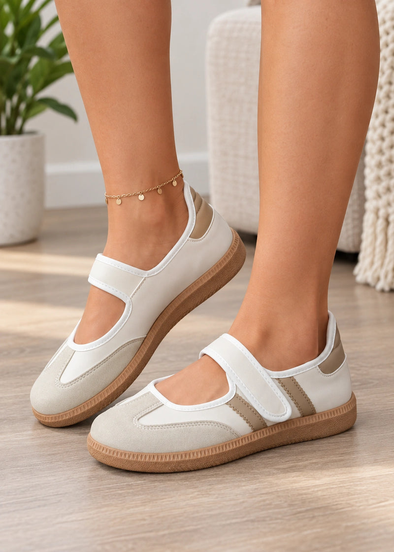 SALAZIA Retro Mary Jane Strap Sneakers