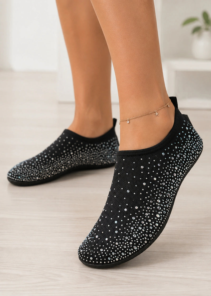 SALAZIA Rhinestone Embellished Slip-On Water Sandals