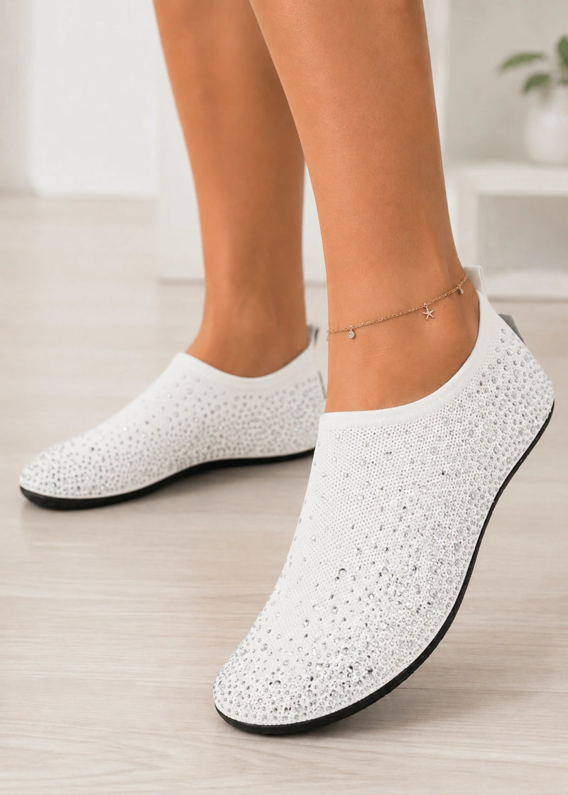 SALAZIA Rhinestone Embellished Slip-On Water Sandals