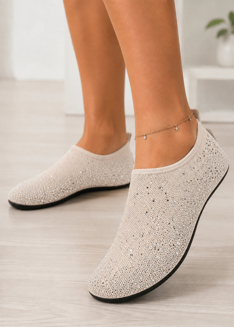 SALAZIA Rhinestone Embellished Slip-On Water Sandals