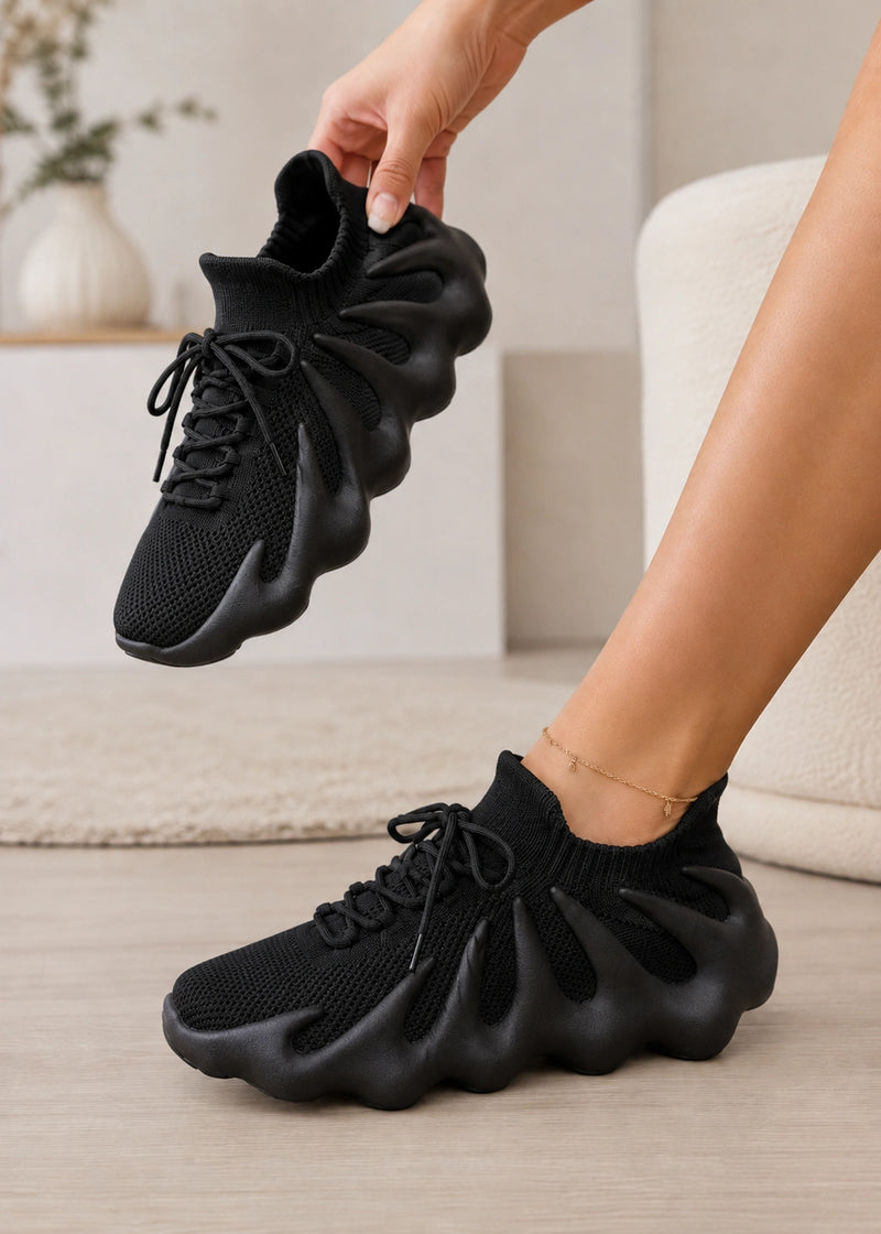 SALAZIA Sculpted Sole Mesh Sneakers