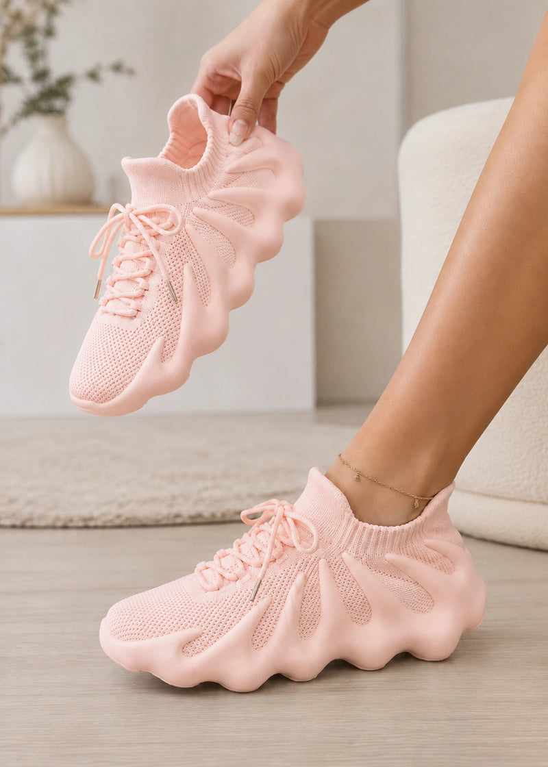 SALAZIA Sculpted Sole Mesh Sneakers