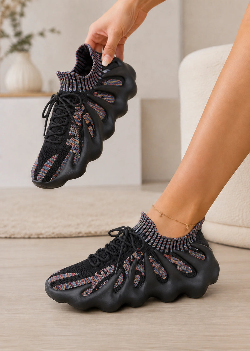 SALAZIA Sculpted Sole Mesh Sneakers