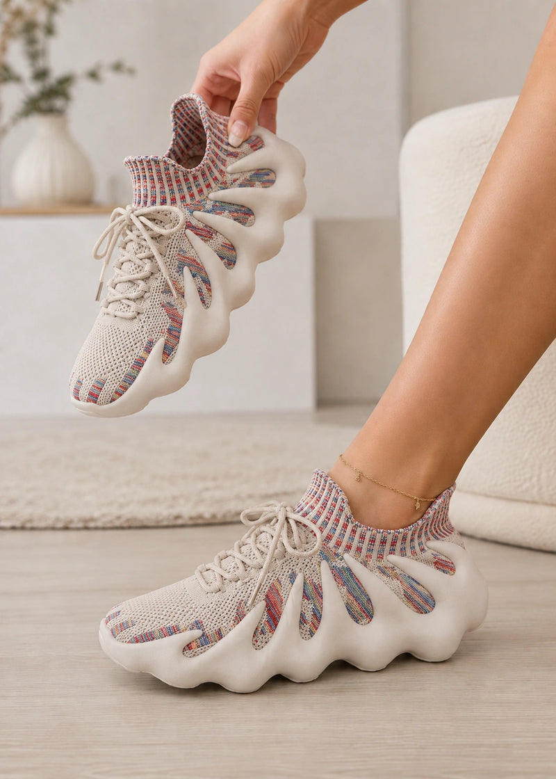 SALAZIA Sculpted Sole Mesh Sneakers