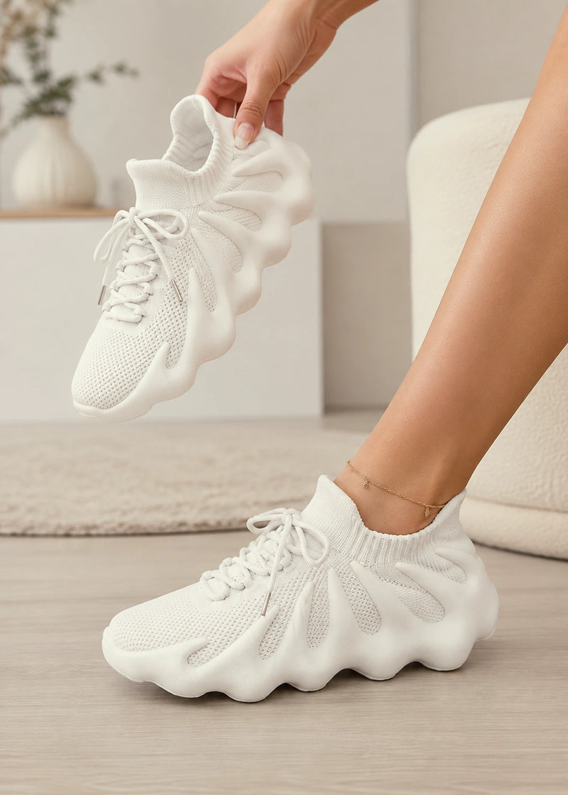 SALAZIA Sculpted Sole Mesh Sneakers