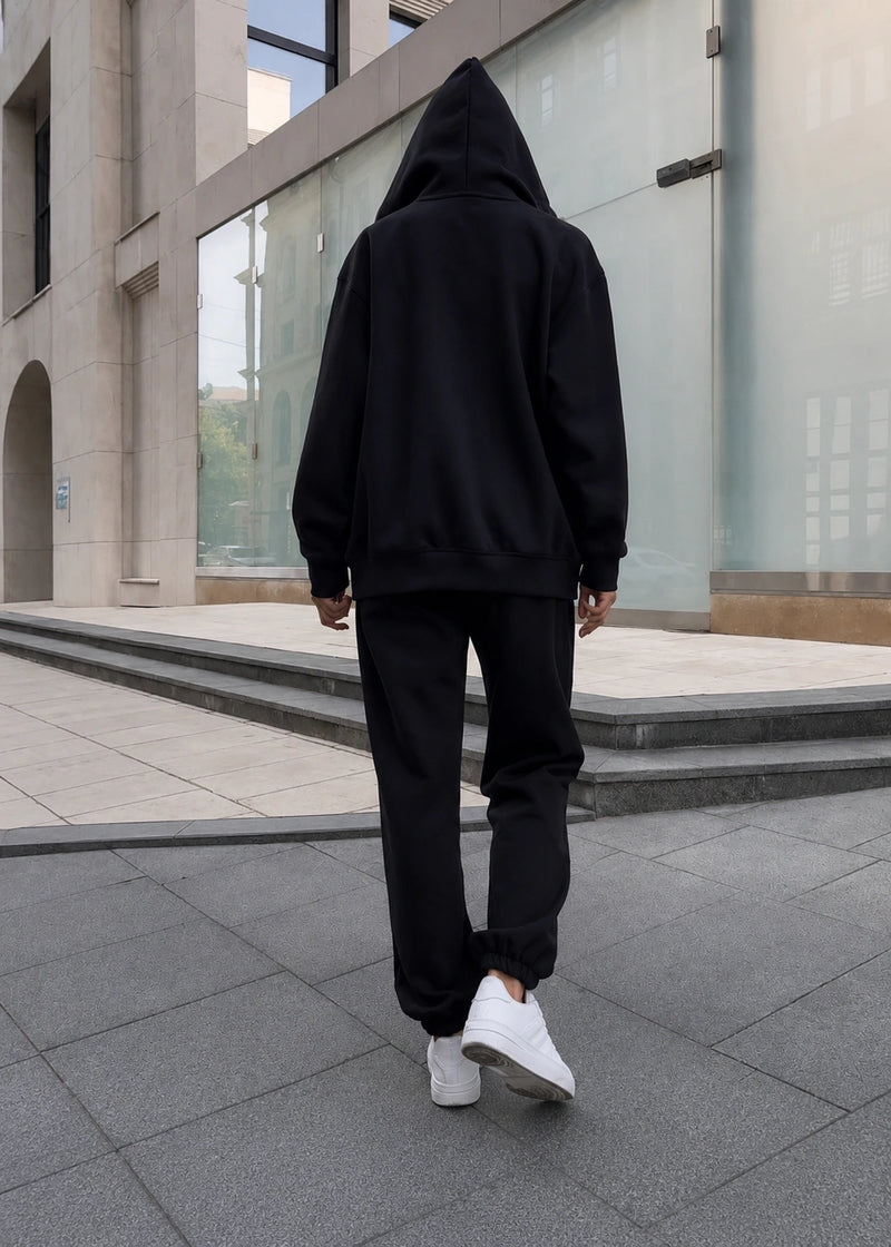 SALAZIA Zip-Front Hooded Sweatshirt & Drawstring Jogger Pants Sets