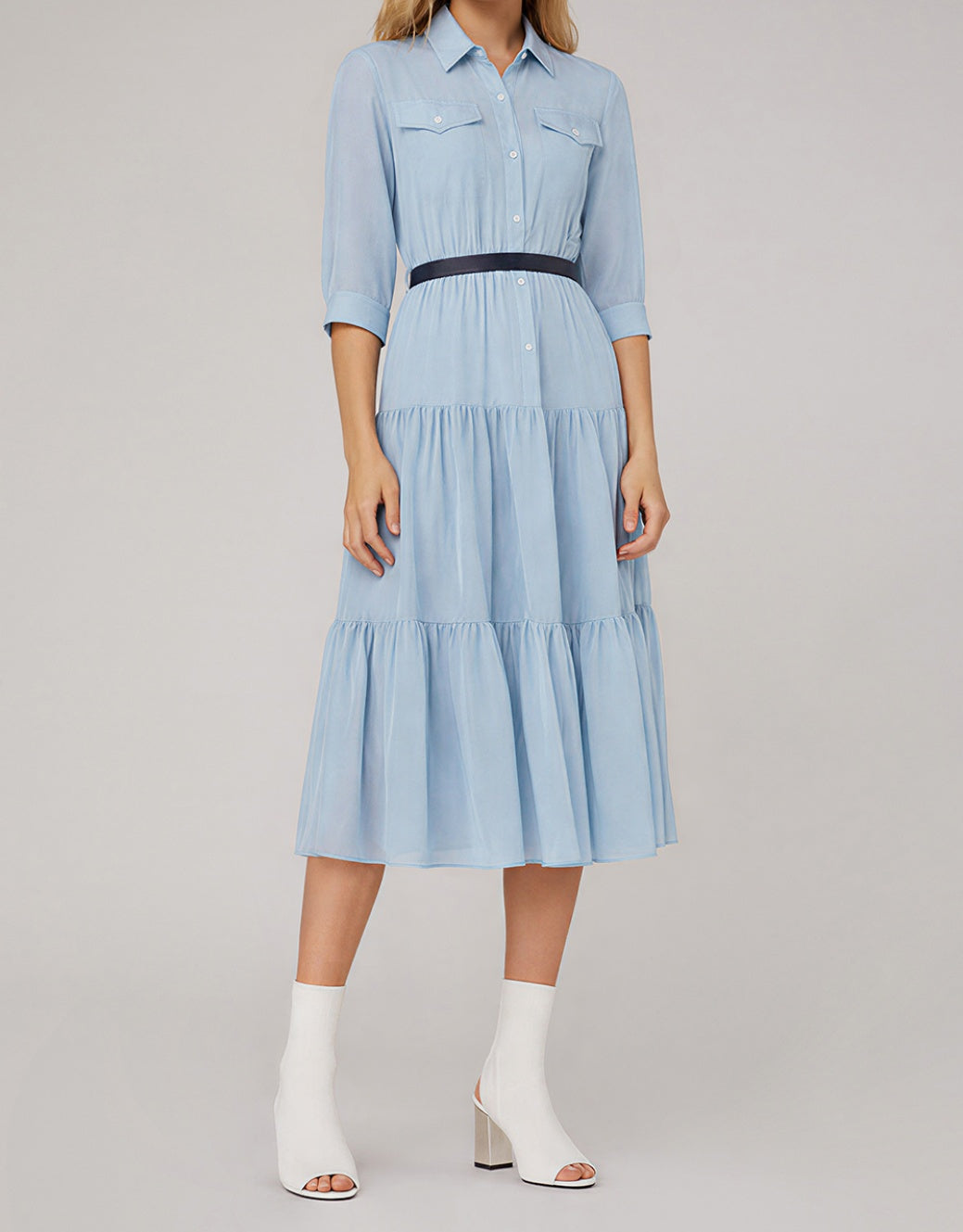 SALAZIA Minimalist  Linen-Blend Dresses