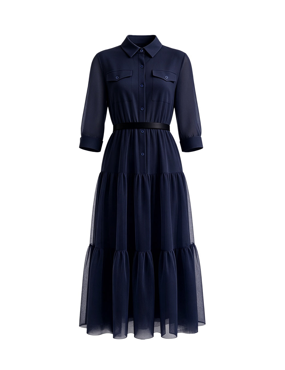 SALAZIA Minimalist  Linen-Blend Dresses